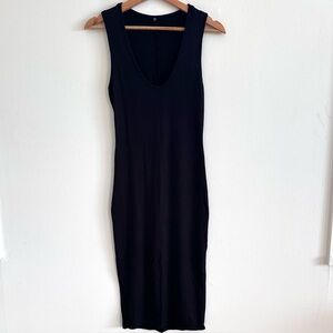 Riller & Fount modal spandex bodycon black dress size 1